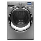 Whirlpool WFW97HEX Front Load Washer, 27in, with 5.0 cu. ft. Capacity, 12 Cycles, Steam Fabric Care, Sanitary Cycle, Widescreen LCD Display, CEE Tier III Energy Star Qualified 