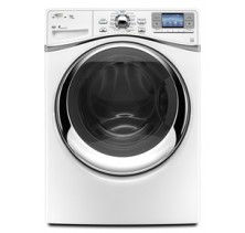 Whirlpool Duet (WFW94HEXW White) Front Load Washer, 27in, with 5.0 cu. ft. Capacity, 10 Cycles, High Efficiency Model, NSF Certified Sanitize Option, Allergen Cycle, Precision Dispense and CEE Tier III White