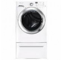 Frigidaire Affinity FAFS4272LW White Front Load Washer, 27in, 4.2 Cu.Ft Capacity, Energy Star, Steam, New Profile Chrome Door, Knob & Buttons, New Electronic Controls w/LCD Display, Last Cycle Memory,  White