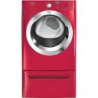Frigidaire Affinity Series CAQE7072L 27'' Front Load Electric Dryer with 7.0 cu. ft. Capacity, DrySense Technology, Energy Saver Option, Moisture Sensor and Sanitize Temperature Setting