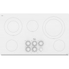 Whirlpool Gold G7CE3635X Electric Cooktop, 36in, with 5 Radiant Elements, Eco Friendly Schott Ceran Glass Surface, Hot Surface Indicator Light, Control Lock