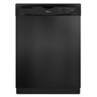 Amana ADB1400AW Dishwasher, 24in, with 3 Wash Cycles, Twice as Nice Silverware Baskets, 2 Cup Shelves, 4 Light Item Clips, CleanPlate Wash System and SofSound