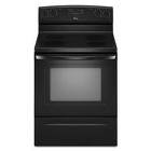 Amana AER5823XC Freestanding Electric Range, 30in, 4.8 cu.ft, with  4 Ribbon Radiant Elements, Manual Clean Oven, Easy Touch Electronic Controls and Storage Drawer