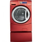 GE GFWH2405LM Front Load Washer, 27in, 4.9 cu.ft, with 1200 RPM Spin Speed, Speed Wash Cycle, HydroHeater, Adaptive Vibration Control and Stain Wash Cycle 