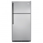 Frigidaire CFTR1826L Top Mount Refrigerator 18 Cu. Ft, with Textured Cabinet,  2 Full-Width Sliding SpillSafe Glass Shelves, Clear Deli Drawer, 2 Clear Crispers w/Adjustable Humidity Control, 