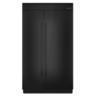 Jenn Air JPK48SNXW 48 inch Fully Integrated Built-In Side-By-Side Refrigerator with Precision Temperature Management&trade; system with variable-speed compressor, Gallon door storage bin and Pulsed Defrost