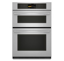 Jenn Air JMW3430WS Stainless Steel 30 inch Combination Oven with V2 Vertical Dual-Fan Convection System with 7-Inch Full Color Touch-Anywhere LCD Display, 1.4 Cu. Ft. Microwave Capacity and 4.5 Cu. Ft. Oven Capacity  Stainless Steel