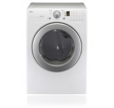 LG DLE2240W White Front Load Electric Dryer 27 in, 7.3 cu.ft, with Aluminum Coated Drum, 7 Drying Cycles, 5 Temperature Levels, 7 Dry Options, Stackable w/ Optional stacking kit, Smart Diagnosis  White