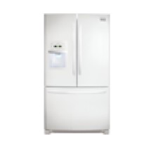 Frigidaire Gallery FGHF2369MP Pearl White Counter-Depth French Door Refrigerator, 22.6 Cu. Ft. Energy Star w/ PowerPlus Freeze, PowerPlus Ice,  Quiet Pack, Temp/Door Ajar/Power Failure Alerts, Duel-Leve Pearl White