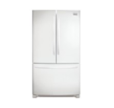 Frigidaire Gallery FGHG2344MP Pearl White Non Dispensing Counter-Depth French Door Refrigerator, 22.6 Cu. Ft.  Energy Star with Quick Ice, Quiet Pack, Temp/Door Ajar/Power Failure Alerts, 5-Button Digital  Pearl White