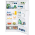 GE GTH18HBC Top Mount Refrigerator, 28 in, 18.2 cu.ft, with Upfront Temperature Controls, 2 Clear Vegetable Crispers, Clear Snack Pan, NeverClean Condenser and Optional Ice Maker 