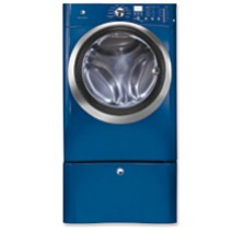 Electrolux EIFLW55HMB Mediterranean Blue (***showroom product**)Front Load Washer, 27 in, 4.7 cu.ft, with IQ-Touch Controls, Touch-2-Open Door, Industry's Only Reversible Washer Door, 11 Cycles, 5 Soil Levels Mediterranean Blue