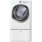 Electrolux EWMED7CJ Front Load Electric Steam Dryer, 27 in, 8.0 cu.ft, with Wave-Touch Controls w/LCD Display, Touch-2-Open Door, Reversible Door, Perfect Steam Option, 14 Cycles, 9 Specialty Cycles