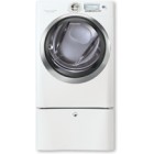 Electrolux EWMGD70J Front Load Gas Steam Dryer, 27 in, 8.0 cu.ft, with Wave-Touch Controls w/LCD Display, Touch-2-Open Door, Reversible Door, Perfect Steam Option, 14 Cycles, 9 Specialty Cycles 