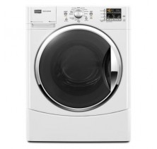 Maytag MHWE301YW White Front Load Washer, 27 in, 4.0 cu.ft, with IEC Heater, 1200 RPM, 13 Cycles, Powerwash, Soil Selector, Allergen Cycle, Sani Cycle, Cold Water Wash, LED Lighting, Fresh Spin, ENERGY STAR White