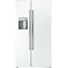 Bosch 500 Series B22CS50SN Counter Depth Side by Side Refrigerator, 36 in, 21.7 cu.ft, with frameless exterior ice and water dispenser w/LED display, Dual Cool system, Spillproof Glass Shelves 