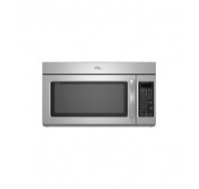 Whirlpool YGMH6185XVS Stainless Steel Over the Range Microwave, 30 in, 1.8 cu.ft, with 1,100 Watts, Four Speed Fan/300 CFM Hood, SureMist Steamer and TimeSavor Plus True Convection Cooking System  Stainless Steel