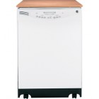 GE GLC5604V Portable Portable PermaTuf Tall Tub Dishwasher with Steam, 24 7/8 in, with 4 Cycles, 5 Options, Energy Star Certified, Electronic Controls and Sani Wash Cycle 