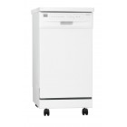 Frigidaire FFPD1821M Portable Dishwasher, 18 in, with 6 Cycles, China/Crystal Cycle, No Heat Dry Option, Delay Start, Stainless Steel Interior and 59 dBA