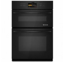 Jenn Air JMW3403WB Black 30 inch Combination Oven with V2 Vertical Dual-Fan Convection System with 7-Inch Full Color Touch-Anywhere LCD Display, 1.4 Cu. Ft. Microwave Capacity and 4.5 Cu. Ft. Oven Capacity  Black