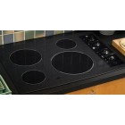 GE JCP346 Electric Cooktop, 30in, with 2 Ribbon, 6" Heating Elements, 8" Heating Element with PowerBoil, Hot Surface Indicator Lights and Ceramic Finish  