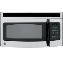GE Spacemaker JVM1540LMC Clean Steel Over-the-Range Microwave, 30in,1.5 cu. ft., 950W, CircuWave Cooking System, Electronic Touch Controls, Convenience Cooking Control, Glass Turntable Clean Steel