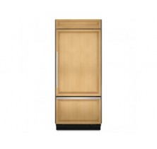 Kitchen Aid KBRO36FTX Stainless Steel / Right Hinge Bottom Mount Refrigerator (Panel Ready) 36in, 20.5 cu.ft, with Glass-Touch Electronic Controls, Automatic Ice Maker & Adjustable SpillClean Glass Shelves: Overlay/Panel Required/  Stainless Steel / Right Hinge