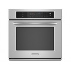 Kitchen Aid KEBK171S Single Wall Oven, 27in, 3.8 cu.ft, with hermal Self-Cleaning Oven, Two-Element Balanced Baking & Roasting and Bread Proofing