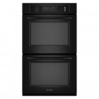 Kitchen Aid KEBS208S Double Wall Oven, 30in, 8.6 cu.ft (Total), with Even-Heat True Convection System in Upper and Lower Oven & Temperature Probe