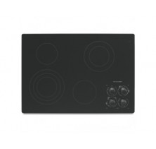 Kitchen Aid KECC507RBL Pure Black Electric Cooktop, 30in, with 4 Elements, Pure Ceramic Glass Surface & Hot-Surface Indicators Pure Black