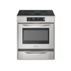 KitchenAid YKESS908SS Slide In Electric Range, 30in, 4.1 cu.ft, with 4 Radiant Elements, Self-Cleaning True Convection, CleanBake, Sabbath Mode, Front Tap Touch Controls & Warming Drawer