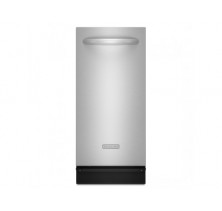 Kitchen Aid KUCS03FTSS Stainless Steel Trash Compactor/Fully Intergrated, 15in, with 1.4 cu. ft. Capacity, Air Freshener, Continuous Solid Pack Control and 5:1 Compaction Ratio Stainless Steel