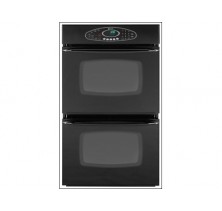 Maytag MEW5627DDB Black Double Wall Oven, 27in, 6.6 cu.ft, with Precision Cooking System, Cook & Hold Setting, Precision Touch Electronic Controls, Delay-Start Oven Control and Sabbath Mode Black