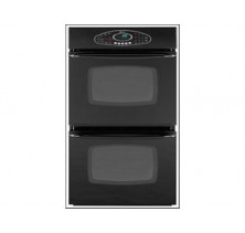 Maytag MEW5630DDB Black Double Wall Oven, 30in, 7.6 cu.ft, with Self-Clean Upper/Lower Ovens, Precise Cooking System, Delay-Start, Electronic Controls, Keep Warm Setting, Sabbath Mode and Control Lockout Black