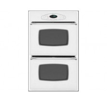 Maytag MEW6627DDW White Double Wall Oven, 27in, 6.6 cu.ft, with Precision Cooking System, EvenAir Convection, Dual-Control Bake/Broil Elements and Precision Touch Electronic Controls  White