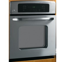 GE JCKP70SPSS Stainless Steel Single Wall Oven, 27in, 3.9 cu.ft, with Convection, Hidden Bake Oven Interior, Automatic Self-Clean Oven Door Lock, True Temp System and SmartSet Oven Control     Stainless Steel