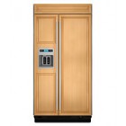 Jenn-Air JS48CXDBDB 48" Built-In Side-By-Side Refrigerator with Dispenser with  48" Built-In Side-By-Side Refrigerator with Dispenser and Door-Mounted Ice Dispenser with Removable Bin 