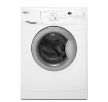 Whirlpool WFC7500VW WhiteCompact Front Load Washer, 24in, 2.3 cu. ft, with 11 Wash Cycles, 4 Temperature Options, 1,200 RPM Spin Speed and Internal Water Heater White