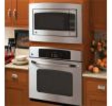 GE JX2027SMSS Stainless Steel Deluxe Built In 27 in Trim Kit For 2.0 or 1.8 Cu. Ft. Microwave Ovens Stainless Steel