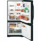 GE GBSC0HBX Bottom Mount Refrigerator, 20.3 cu.ft. with NeverClean Condenser, Upfront Temperature Controls, FrostGuard technology and Energy Star Qualified   