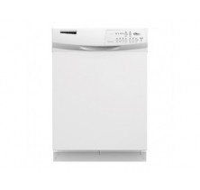 Whirlpool DU1055XTVQ White Dishwasher, 24in, with Energy Star Qualification, 4 Wash Cycles, 6 Options, SheerClean Wash System, Auto Soil Sensor, PVC Racks and Quiet Partner II Sound Package White