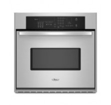 Whirlpool Gold GBS309PVS Stainless Steel Single Wall Oven, 30in, 4.1 cu.ft, with Convection Conversion, Delay Bake, Control Lock, Sabbath Mode and AccuBake Temperature Management System Stainless Steel