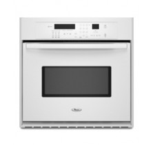 Whirlpool GBS279PVS Stainless Steel Single Wall Oven, 27in, 3.6 cu. ft, with Capacity, Convection Conversion, Self-Cleaning, Delay Bake, Control Lock and Temperature Preheat Countdown Stainless Steel
