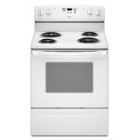 Amana AER5522VC Freestanding Electric Range, 30in, 4.8 cu.ft, with Temp Assure Cooking System, Custom Broil, Extra-Large Oven Window and Electronic Clock with Timer   
