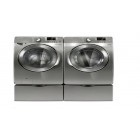 Samsung WF218AN 4.0 cu.ft. Front Load Washer & DV218AEW 27'' Electric Dryer with 7.3 cu. ft...