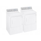 GE GSRE5600KWW 4.1 cu.ft. Top Load Energy Star Washer & PDSR405EHWW 7.0 cu.ft...