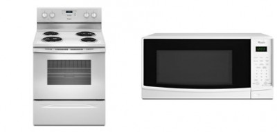 Whirlpool YWFC150M0EW & WMC10007AW, Range, Electric Range, 30 inch, 4 ...