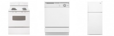 1)Inglis 14.3 Cu.Ft, Top Mount Refrigerator. <br> 2)Inglis 4.8 Cu.Ft, Electric Range, Coil Top. <br> 3)Inglis Full Console Dishwasher.