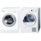 1)Bosch Axxis Series WAS20160UC Compact Washer, 24 in, 2.2 Cu.Ft, 15 Cycles, 1000 rpm. <br> 2)Bosch Axxis Series WTE86300US Condensing Compact Dryer, 3.9 Cu.Ft, 11 Cycles, 4 Temperatures.