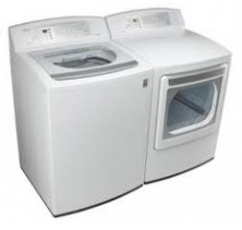 1)LG WT4801CW Washer, 4.3 Cu.Ft, 8 Cycles, 1000 rpm. <br> 2)LG DLE4801W Electric Dryer,  7.1 cu.ft, 8 Cycles, 5 Temperatures.